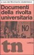 Cover of Documenti della rivolta universitaria (rist. anast. 1968)