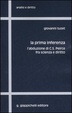 Cover of La prima inferenza. L'abduzione di C. S. Peirce fra scienza e diritto
