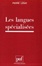 Cover of Les langues spécialisées