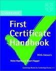 Cambridge First Certificate Handbook With answers (Cambridge First Certificate)