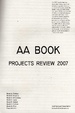 Cover of AA BOOK projects review 2007