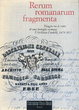 Cover of Rerum Romanarum fragmenta