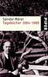 Cover of Tagebücher 1984 - 1989.