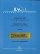 Cover of Concerto in A minor for Violin, Strings and Basso continuo