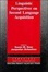 Cover of "Linguistic Perspectives on Second Language Acquisition"