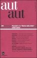 Cover of Aut Aut n. 351