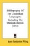 Cover of Bibliography Of The Chinookan Languages