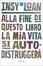 Cover of Alla fine di questo libro la mia vita si autodistruggerà