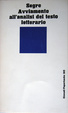 Cover of Avviamento all'analisi del testo letterario