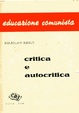 Cover of Critica e autocritica