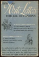 Cover of How To Write Letters For All Occasions
