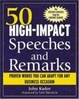 Cover of 50 High-Impact Speeches and Remarks