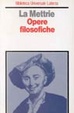 Cover of Opere filosofiche