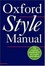 Cover of "The Oxford Style Manual"