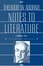 Cover of "Notes to Literature, Volume 2"