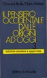 Cover of Il pensiero occidentale dalle origini ad oggi