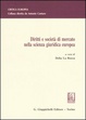 Cover of Diritti e società di mercato nella scienza giuridica europea