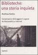 Cover of Biblioteche: una storia inquieta