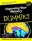Cover of Improving Your Memory for Dummies