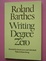 Cover of Writing Degree Zero