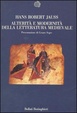 Cover of Alterità e modernità della letteratura medievale