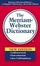 Cover of "The Merriam-Webster Dictionary"