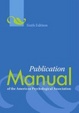 Cover of Publication manual of the American Psychological Association