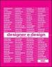 Cover of Designer e design