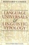 Cover of "Language Universals and Linguistic Typology"
