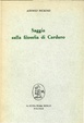 Cover of Saggio sulla filosofia di Cardano
