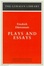 Cover of Plays and Essays
