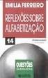 Cover of Reflexões sobre alfabetização