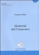 Cover of Modernità dell'umanesimo