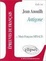 Cover of "Étude sur Jean Anouilh Antigone"