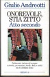 Cover of Onorevole stia zitto
