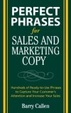 Cover of Perfect Phrases for Sales and Marketing Copy