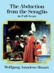 Cover of The Abduction from the Seraglio in Full Score