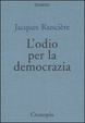 Cover of L'odio per la democrazia
