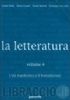 Cover of La letteratura. Vol. 4