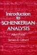 Cover of Introduction to Schenkerian Analysis