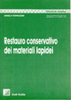 Cover of restauro conservativo dei materiali lapidei