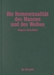 Cover of Die Homosexualität des Mannes und des Weibes