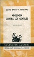 Cover of Apología contra los gentiles