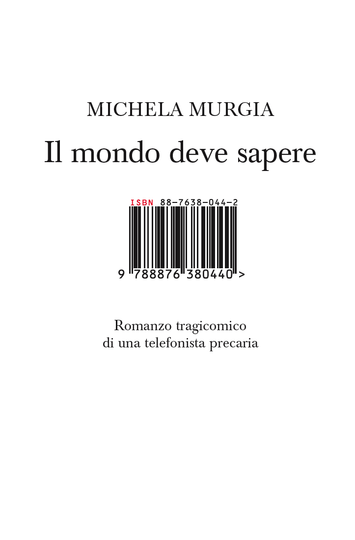 Image of Il mondo deve sapere