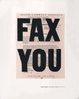 Cover of Fax You