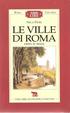 Cover of Le ville di Roma entro le mura