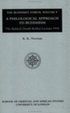 Cover of A philological approach to Buddhism