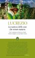 Cover of La natura delle cose. De rerum natura