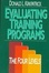 Cover of Evaluating Training Programs