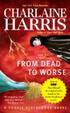Cover of From Dead to Worse